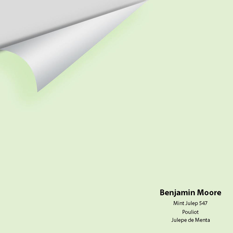 Benjamin Moore - Mint Julep 547 Peel & Stick Color Sample