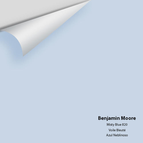 Benjamin Moore - Misty Blue 820 Peel & Stick Color Sample