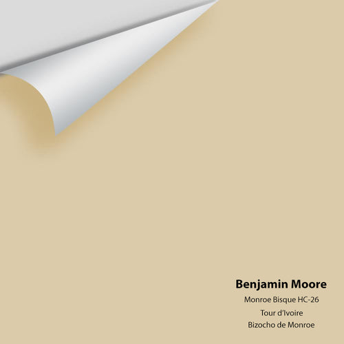 Benjamin Moore - Monroe Bisque HC-26 Peel & Stick Color Sample