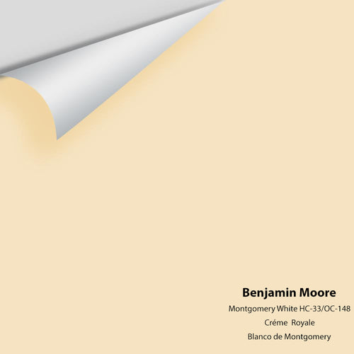 Benjamin Moore - Montgomery White HC-33/OC-148 Peel & Stick Color Sample