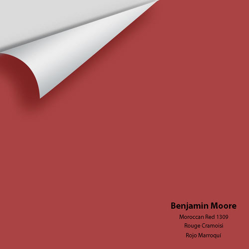 Benjamin Moore - Moroccan Red 1309 Peel & Stick Color Sample