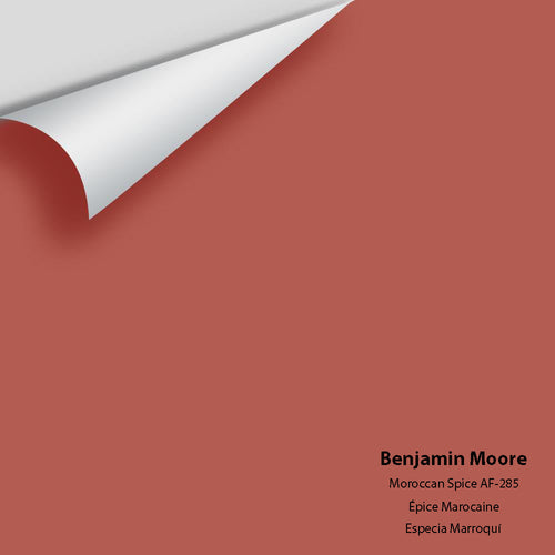 Benjamin Moore - Moroccan Spice AF-285 Peel & Stick Color Sample