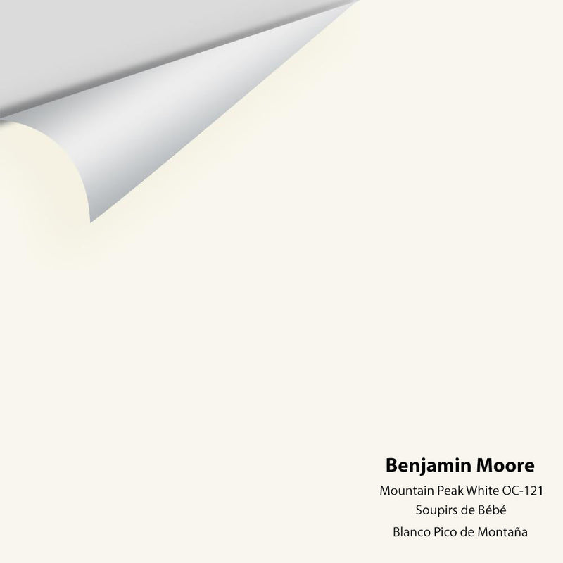 Benjamin Moore - Mountain Peak White 2148-70/OC-121 Peel & Stick Color Sample