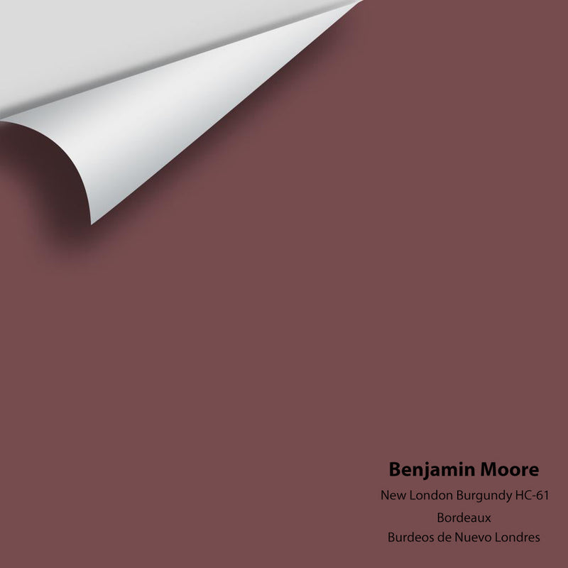 Benjamin Moore - New London Burgundy HC-61 Peel & Stick Color Sample