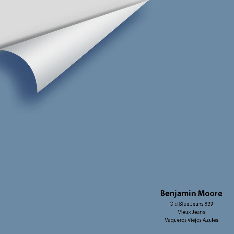 Benjamin Moore - Old Blue Jeans 839 Peel & Stick Color Sample