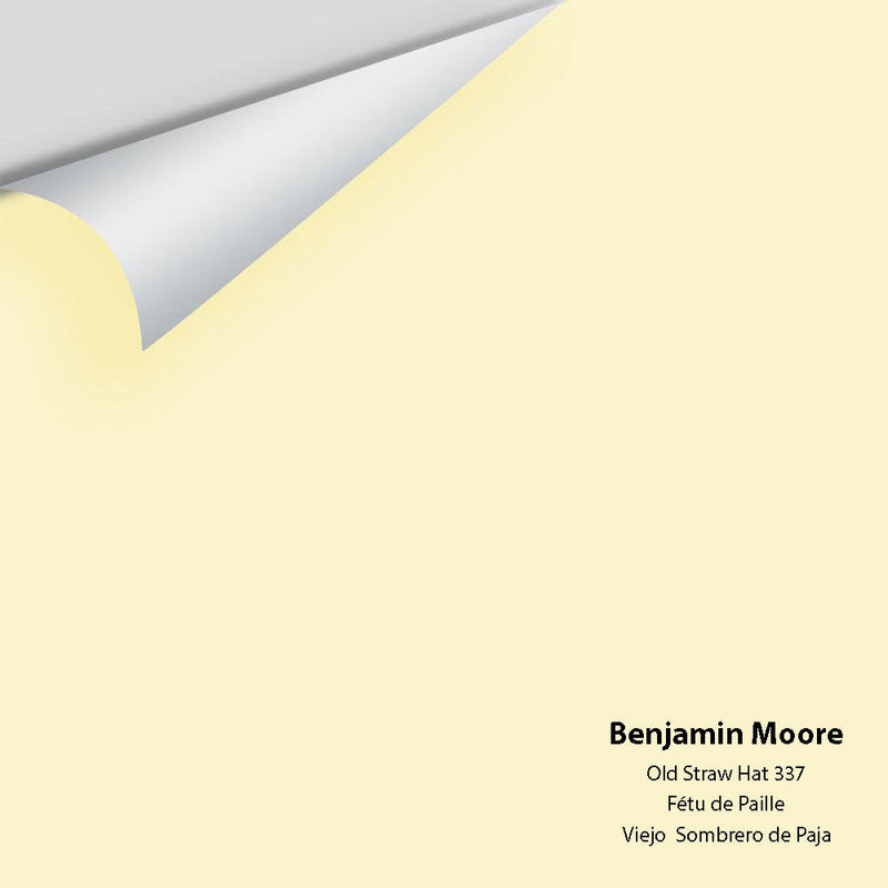 Benjamin Moore - Old Straw Hat 337 Peel & Stick Color Sample