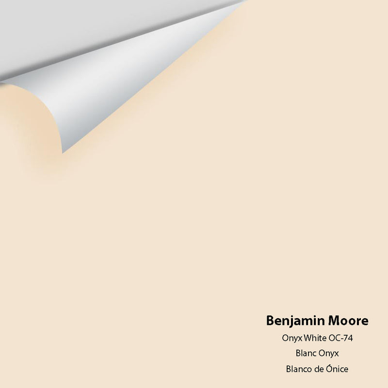 Benjamin Moore - Onyx White 1135/OC-74 Peel & Stick Color Sample