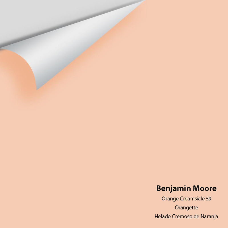 Benjamin Moore - Orange Creamsicle 59 Peel & Stick Color Sample