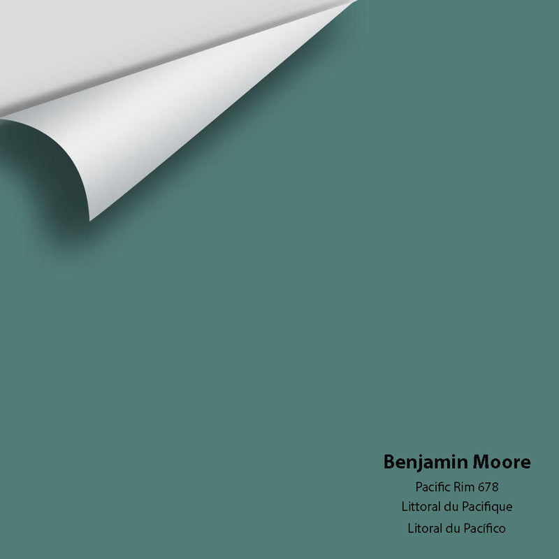 Benjamin Moore - Pacific Rim 678 Peel & Stick Color Sample