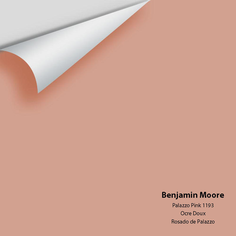 Benjamin Moore - Palazzo Pink 1193 Peel & Stick Color Sample
