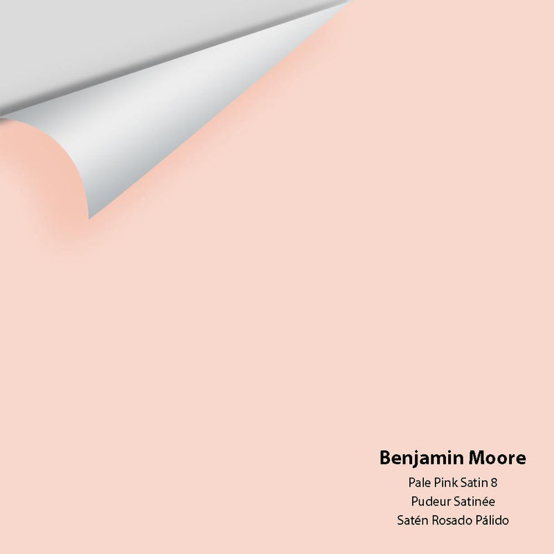 Benjamin Moore - Pale Pink Satin 8 Peel & Stick Color Sample