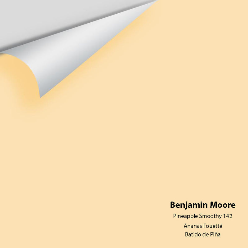 Benjamin Moore - Pineapple Smoothy 142 Peel & Stick Color Sample