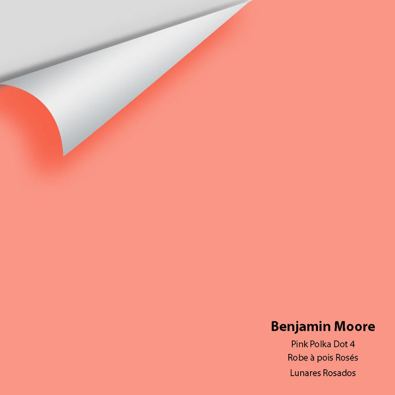 Benjamin Moore - Pink Polka Dot 4 Peel & Stick Color Sample