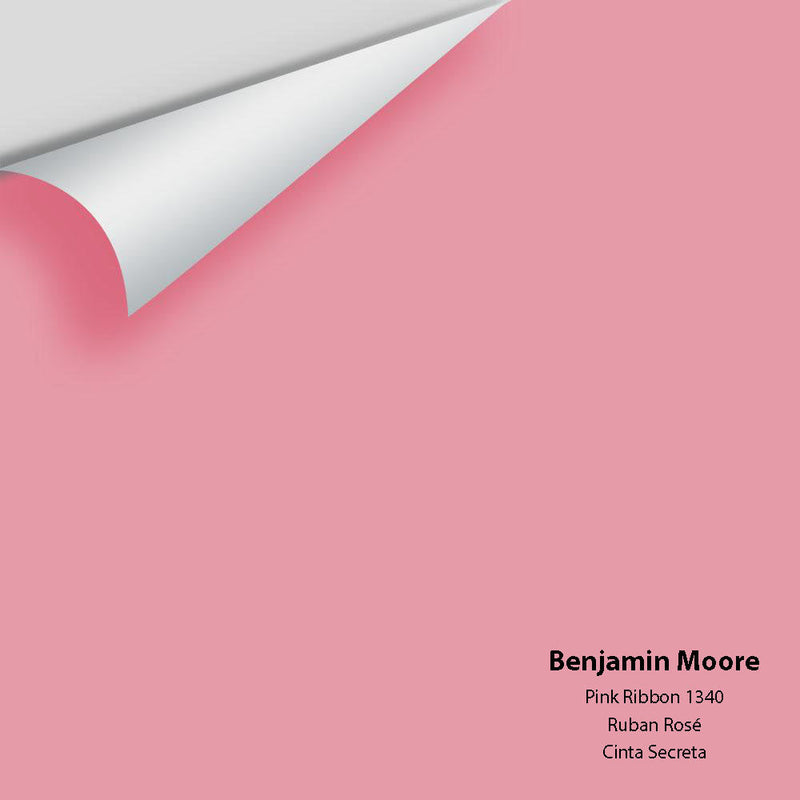 Benjamin Moore - Pink Ribbon 1340 Peel & Stick Color Sample
