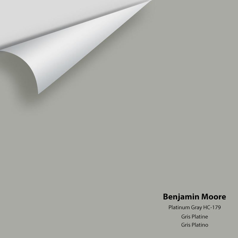 Benjamin Moore - Platinum Gray HC-179 Peel & Stick Color Sample