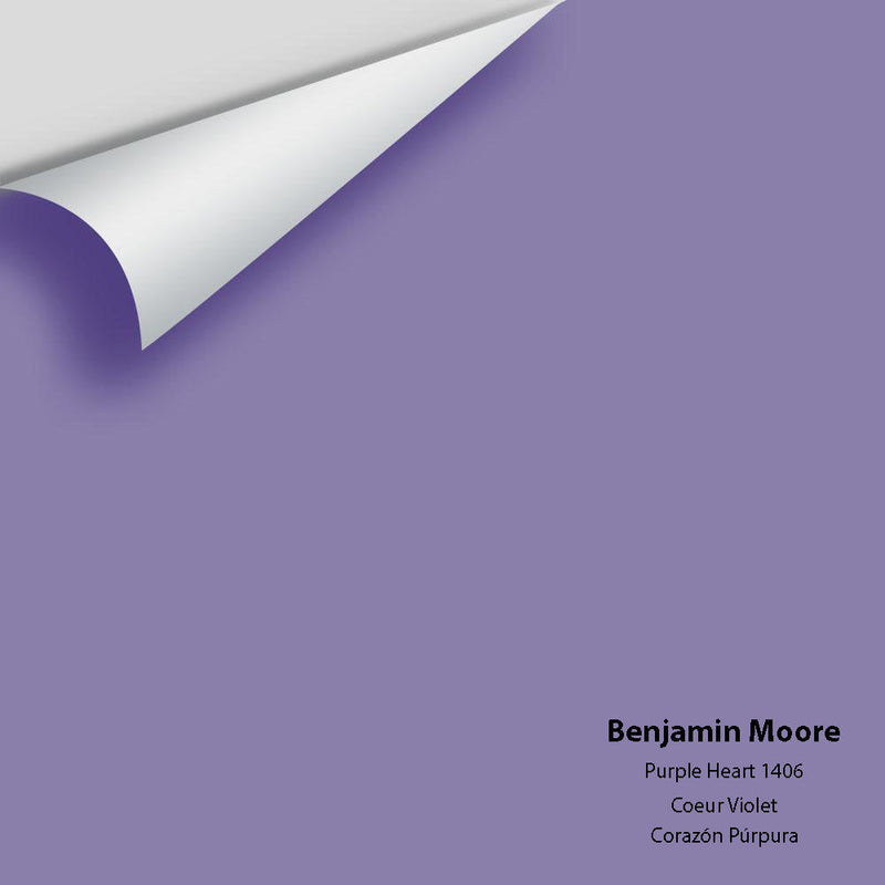 Benjamin Moore - Purple Heart 1406 Peel & Stick Color Sample