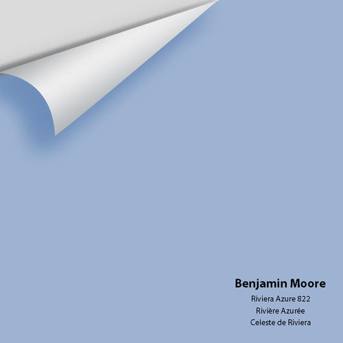 Benjamin Moore - Riviera Azure 822 Peel & Stick Color Sample