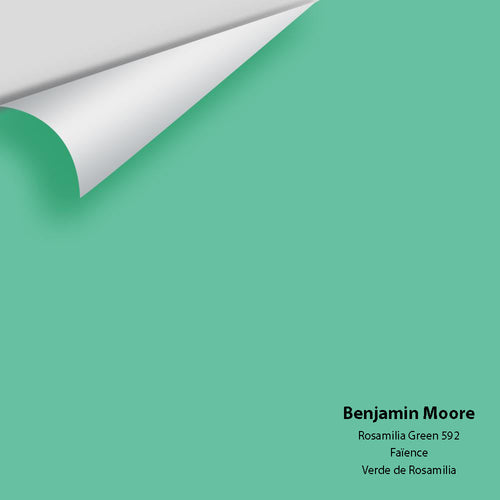 Benjamin Moore - Rosamilia Green 592 Peel & Stick Color Sample