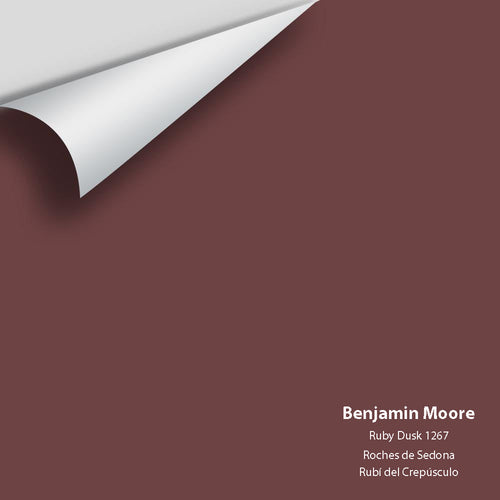 Benjamin Moore - Ruby Dusk 1267 Peel & Stick Color Sample