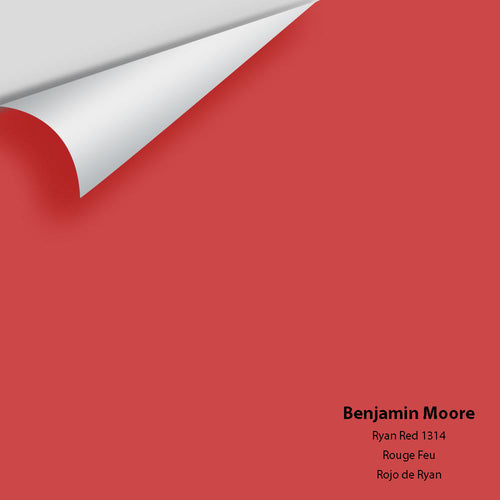 Benjamin Moore - Ryan Red 1314 Peel & Stick Color Sample