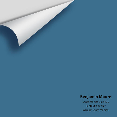 Benjamin Moore - Santa Monica Blue 776 Peel & Stick Color Sample