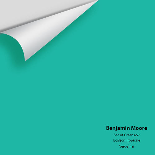 Benjamin Moore - Sea Of Green 657 Peel & Stick Color Sample