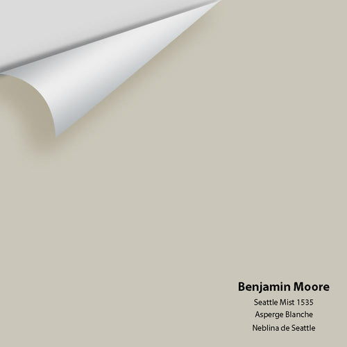 Benjamin Moore - Seattle Mist 1535 Peel & Stick Color Sample