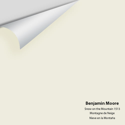 Benjamin Moore - Snow On The Mountain 1513 Peel & Stick Color Sample