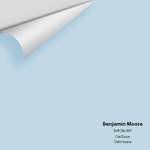 Benjamin Moore - Soft Sky 807 Peel & Stick Color Sample