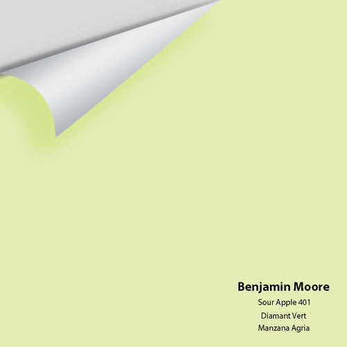 Benjamin Moore - Sour Apple 401 Peel & Stick Color Sample