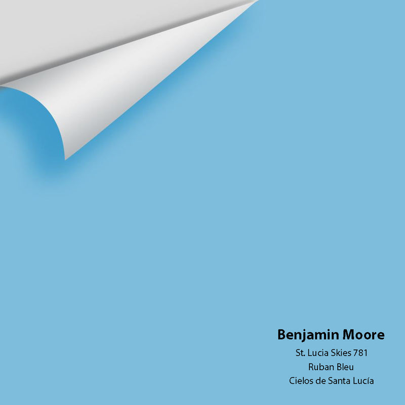 Benjamin Moore - St. Lucia Skies 781 Peel & Stick Color Sample