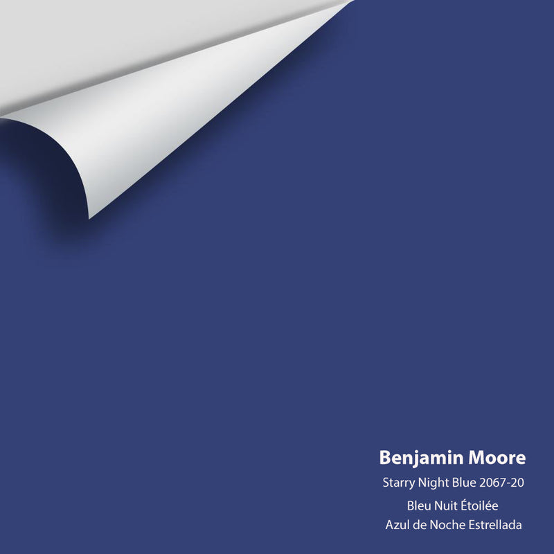 Benjamin Moore - Starry Night Blue 2067-20 Peel & Stick Color Sample