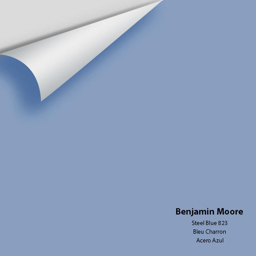 Benjamin Moore - Steel Blue 823 Peel & Stick Color Sample