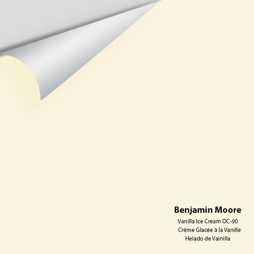 Benjamin Moore - Vanilla Ice Cream 2154-70/OC-90 Peel & Stick Color Sample
