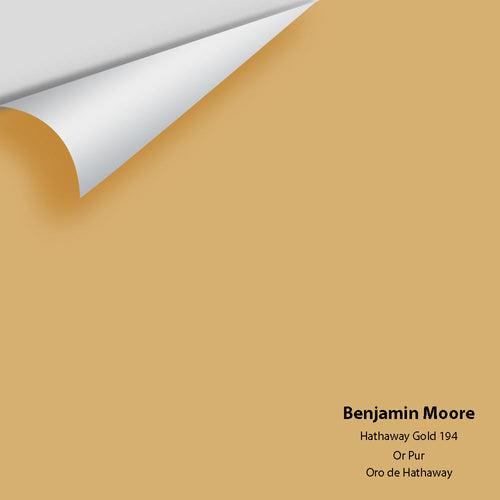 Benjamin Moore - Hathaway Gold 194 Peel & Stick Color Sample
