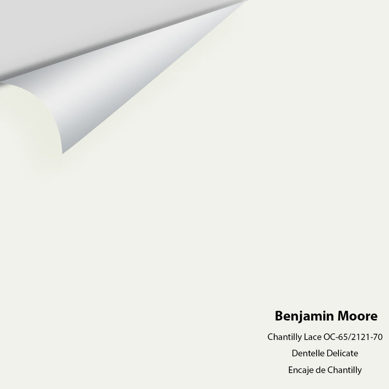 Benjamin Moore - Chantilly Lace 2121-70/OC-65 Peel & Stick Color Sample