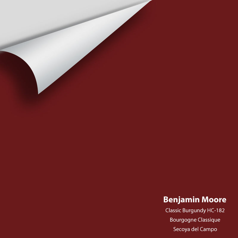Benjamin Moore - Classic Burgundy HC-182 Peel & Stick Color Sample