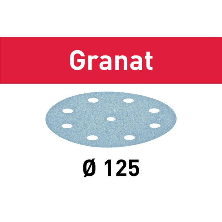 Festool Abrasive sheet STF D125/8 P500 GR/100 Granat