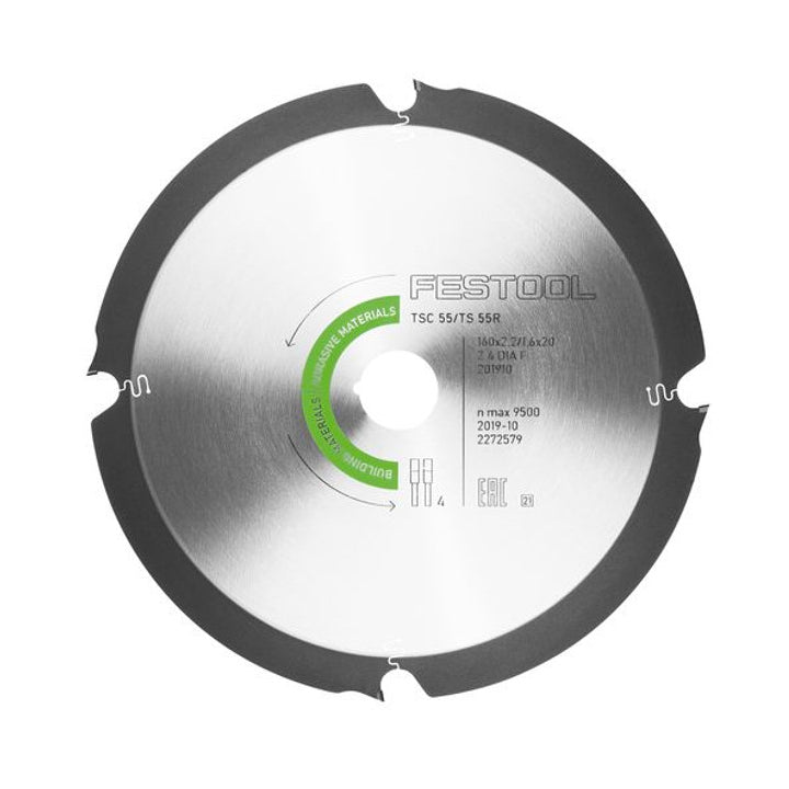 Festool Diamond saw blade DIA 160x1,8x20 F4 ABRASIVE MATERIALS