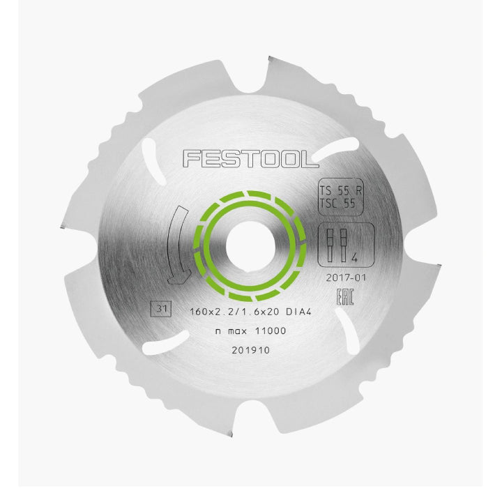 Festool Diamond saw blade DIA 160x2,2x20 F4 ABRASIVE MATERIALS