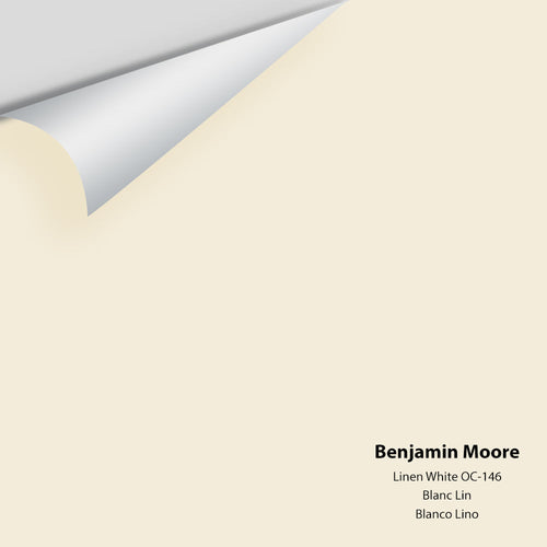 Benjamin Moore - Linen White 912/OC-146 Peel & Stick Color Sample