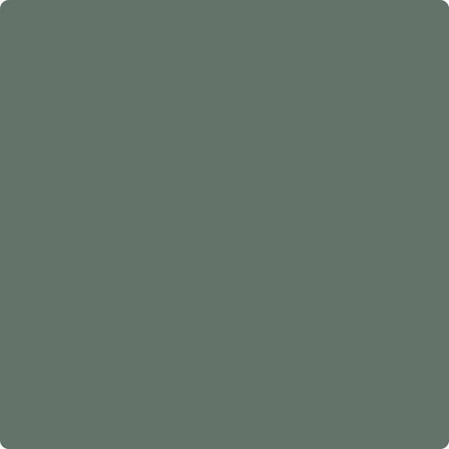 Benjamin Moore Color HC-124 Caldwell green