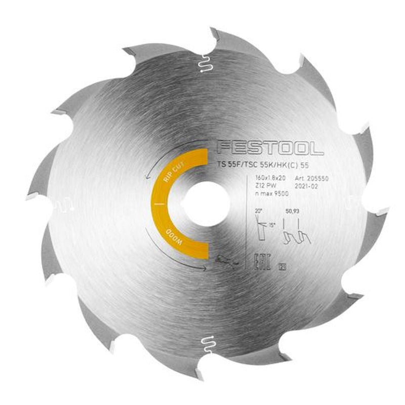 Festool Saw Blade HW 210X2,6X30 PW16 WOOD RIP CUT available at The Color House locations across Rhode Island.
