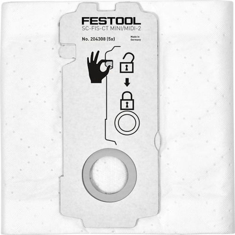 Festool SELFCLEAN Filter Bag SC-FIS-CT MINI/MIDI-2/5/CT15 available at The Color House locations across Rhode Island.