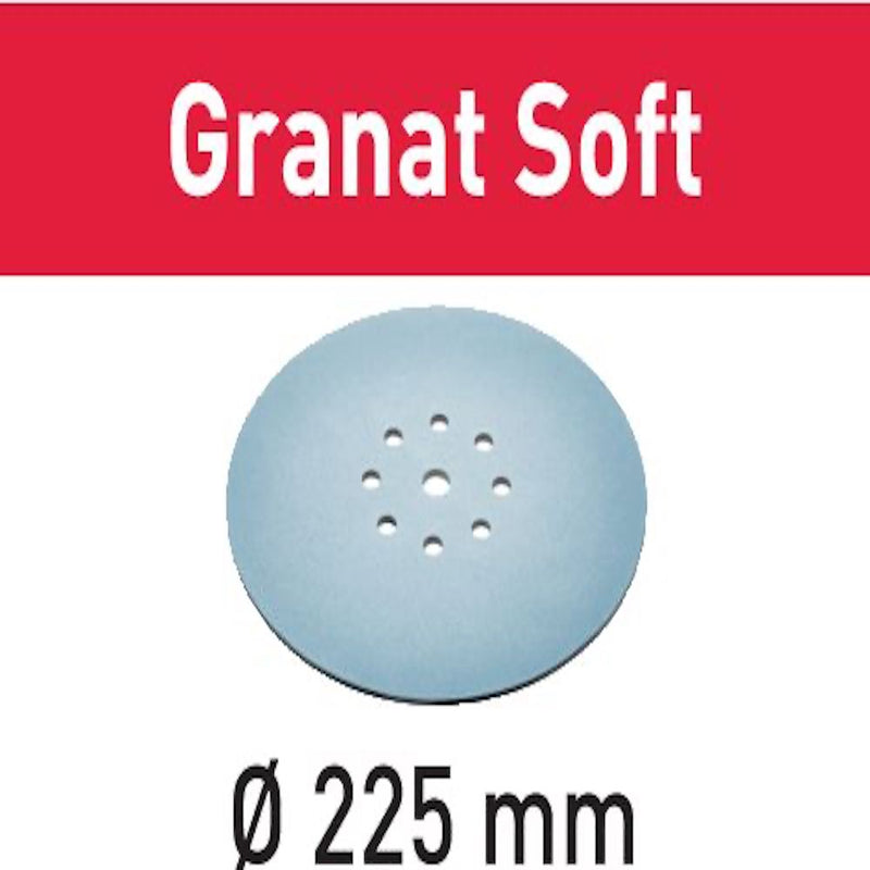 Festool Abrasive sheet STF D225 P100 GR S/25 Granat Soft available at The Color House locations across Rhode Island.